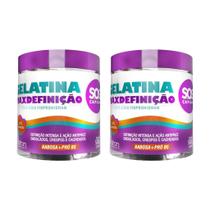 Gelatina Hidran 500G Sos Max Definiçao - Kit Com 2Un