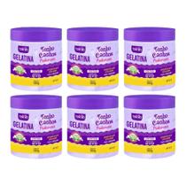 Gelatina Hidran 500G Tenho Cachos Day After - Kit Com 6Un