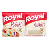 Gelatina Incolor Sem Sabor Royal 24g