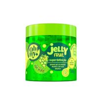 Gelatina Jelly Fruit Oh My! Uva Verde Superdefinição 500g Gelatina Jelly Fruit Oh My! Uva Verde Superdefinição 500g