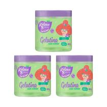 Gelatina Kolene 500G Cachinhos Glitter - Kit Com 3Un