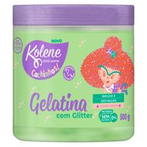 Gelatina Kolene Cachinhos com Glitter 500g