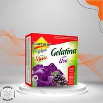 Gelatina lowcucar plus c/ stevia uva 10g