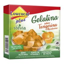 Gelatina Lowçucar Plus com Stevia Sabor Tangerina 10g