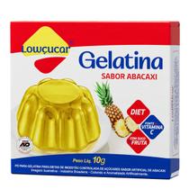 Gelatina Lowçucar Sabor Abacaxi 10g Gelatina Lowçucar Sabor Abacaxi 10g