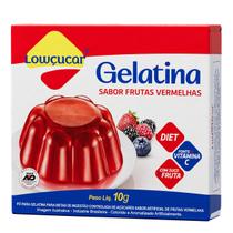 Gelatina Lowçucar Sabor Frutas Vermelhas 10G Gelatina Lowçucar Sabor Frutas Vermelhas 10G