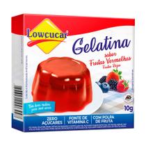 Gelatina Lowçucar Sabor Frutas Vermelhas 10G