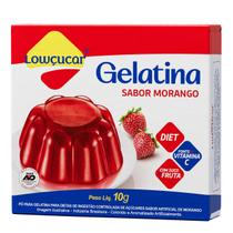 Gelatina Lowçucar Sabor Morango 10G Gelatina Lowçucar Sabor Morango 10G