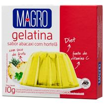 Gelatina Magro com Sucralose Sabor Abacaxi com Hortelã 10g