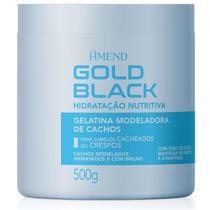 Gelatina Modeladora de Cachos Gold Black 500g - Amend