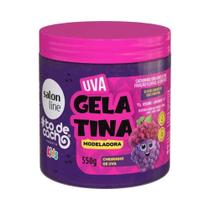 Gelatina Modeladora Kids Uva 550g - Salon Line Gelatina Modeladora Kids Uva 550g - Salon Line