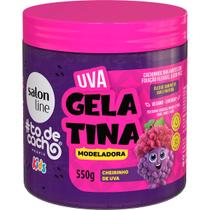 Gelatina Modeladora Uva Salon Line Todecacho Kids 550g
