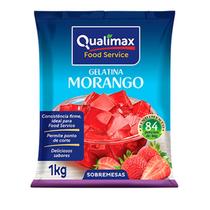 Gelatina Morango 1Kg Qualimax Uso Profissional Alto