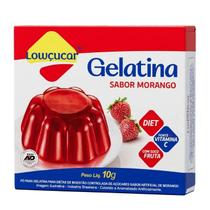 Gelatina Morango Zero Açucares Lowçúcar 10g