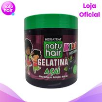 Gelatina Natuhair Hidratrat Açaí - kids Vegano 550g