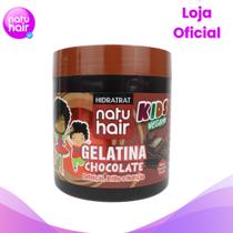 Gelatina Natuhair Hidratrat Chocolate - kids Vegano 500g
