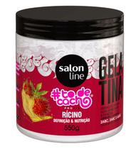 Gelatina Óleo de Rícino todecacho Definição e Nutrição Salon Line 550g