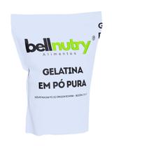 Gelatina Pura Sem Sabor Incolor 250g BellNutry Alimentos Colágeno Hidrolisado