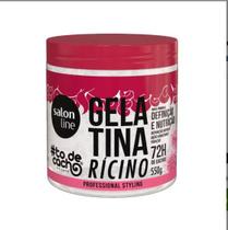 Gelatina Salon Line Óleo de Rícino todecacho Definição e Nutrição 550g Gelatina Salon Line Óleo de Rícino todecacho Definição e Nutrição 550g
