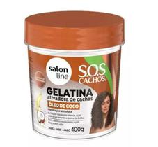 Gelatina Salon Line SOS Cachos Óleo de Coco 400g