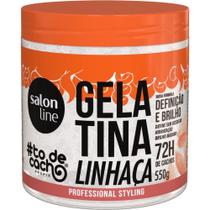 Gelatina Salon Line To De Cachos Linhaça 550g