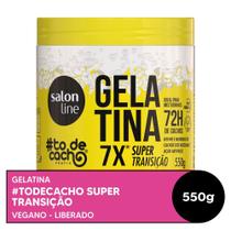 Gelatina Salon Line todecacho Super Transição Capilar 550g