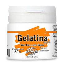 Gelatina sem Sabor 50g - Arcolor Gelatina sem Sabor 50g - Arcolor