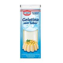 Gelatina sem sabor em folha Dr.Oetker - 5 folhas - Mavalério