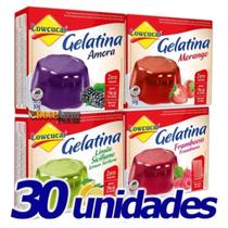 Gelatina Sobremesa Lowçucar Zero Açucar Com 30 Sabores Sortidos