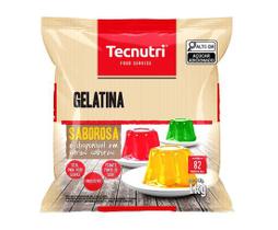 Gelatina sobremesa sabor framboesa tecnutri sache 1kg