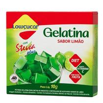Gelatina Stevia Lowçucar Plus Limão 10g Gelatina Stevia Lowçucar Plus Limão 10g