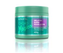 Gelatina Super Modeladora Cacho Mágico 450g - Lowell Gelatina Super Modeladora Cacho Mágico 450g - Lowell