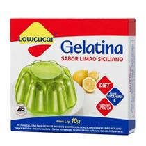 Gelatina Zero Açucar Limão Siciliano Lowçúcar 10g - Lowçucar