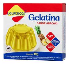 Gelatina Zero Açúcar Sabor Abacaxi 10g Lowçucar Gelatina Zero Açúcar Sabor Abacaxi 10g Lowçucar