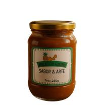 Geleia de Abacaxi com Gengibre 200g Artesanal, com Açúcar Demerara e Maçã