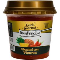 Geleia De Abacaxi Com Pimenta Bom Princípio 1,01kg Sabor Agridoce E Versátil