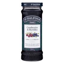Geleia de Cranberry e Mirtilo Sem Açúcar St. Dalfour 284g Geleia de Cranberry e Mirtilo Sem Açúcar St. Dalfour 284g