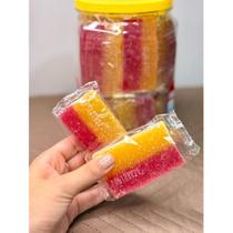 Geleia de Frutas em Barras Pote 2,2kg com 40 Unidades Doce Tradicional, Macia e Saborosa