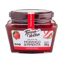 Geleia de Morango com Pimenta 260g Forno Velho
