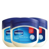 Geleia De Vaselina 100% Pura Original Vasenol Pote 100g c/3