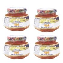 Geleia Diet De Damasco 4 Potes 200g - Fazenda Sonnenhof