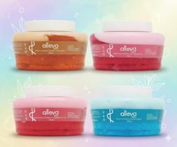 Geleia hidratante corporal da Alleva fragrância de perfume importado COR:TANGERINA