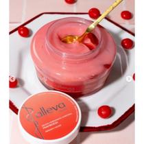 Geleia Hidratante Corporal Framboesa Vanilla Fantasy Varias Fragrâncias - Alleva 250ml - Com Brilho Iluminador Shimmer F