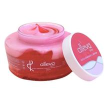 Geleia Hidratante Corporal Framboesa Vanilla Fantasy Varias Fragrâncias - Alleva 250ml - Com Brilho Iluminador Shimmer