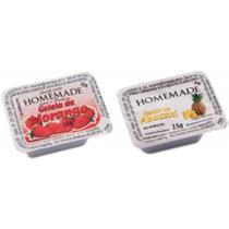 Geléia Homemade 15g Caixa C/ 72 Unidades - Abacaxi E Morango Geléia Homemade 15g Caixa C/ 72 Unidades - Abacaxi E Morango