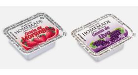 Geléia Homemade Morango E Uva Blister 15g Caixa Com 144 Sachês Geléia Homemade Morango E Uva Blister 15g Caixa Com 144 Sachês