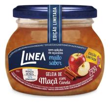 Geleia Linea 230G Maça com Canela Pedaço de Fruta Sem adição de Açucares Geleia Linea 230G Maça com Canela Pedaço de Fruta Sem adição de Açucares