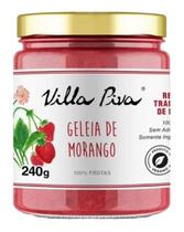 Geleia Morango 100% Frutas Sem Adição Açúcar Villa Piva 240G