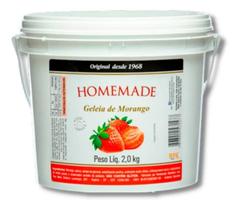 Geleia Morango Homemade Balde 2kg Food Service