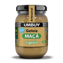 Geleia Orgânica Artesanal De Maçã Zero Açúcar Umbuy 260G, Geleia Orgânica De Maçã Sem Açúcar, Dourado, Natural, Saudável